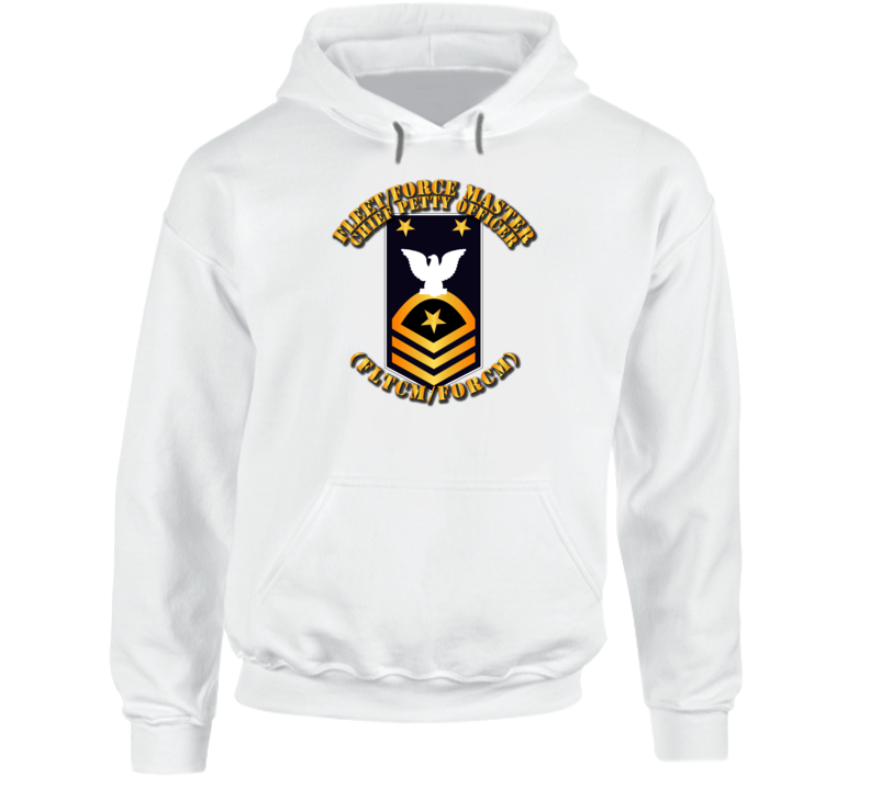 Navy - Fltcm-forcm Blue - Gold With Txt Hoodie