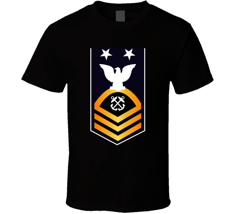 Navy - Mcpo - Blue - Gold Without Txt  T-shirt