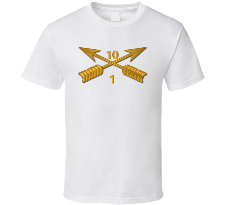 Sof - 1st Bn 10th Sfg Branch Wo Txt T Shirt
