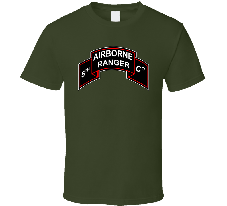 Sof - 5th Ranger Co Wo Txt T Shirt