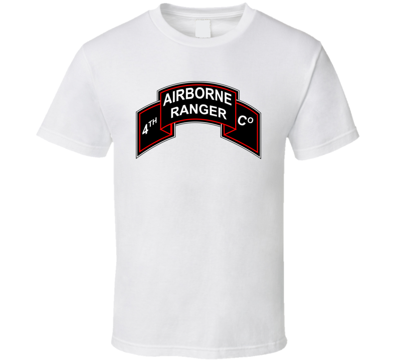 Sof - 4th Ranger Co Wo Txt T Shirt