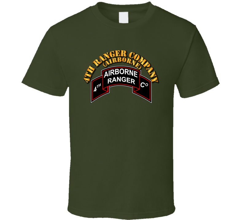 Sof - 4th Ranger Co W Txt T Shirt