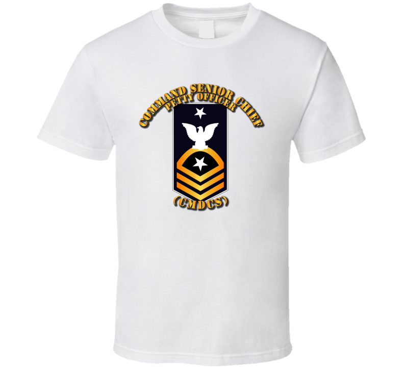 Navy - Cmdcs - Blue - Gold W Txt T-shirt