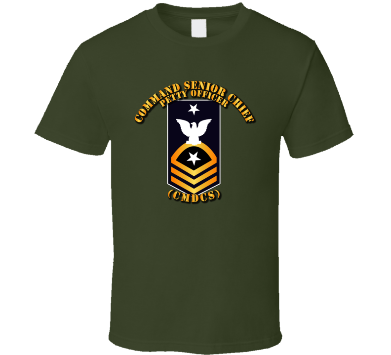 Navy - Cmdcs - Blue - Gold W Txt T-shirt