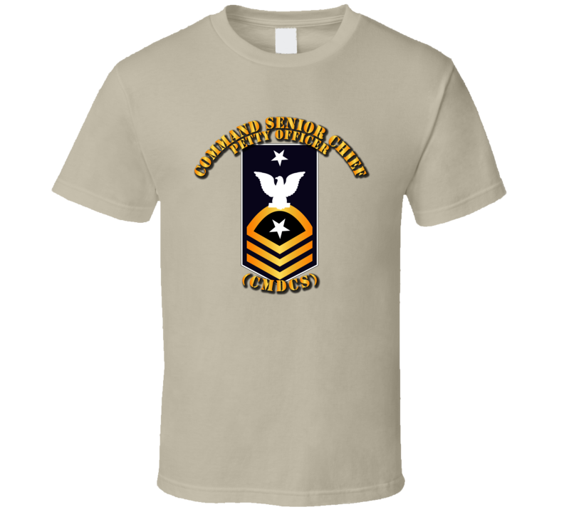 Navy - Cmdcs - Blue - Gold W Txt T-shirt