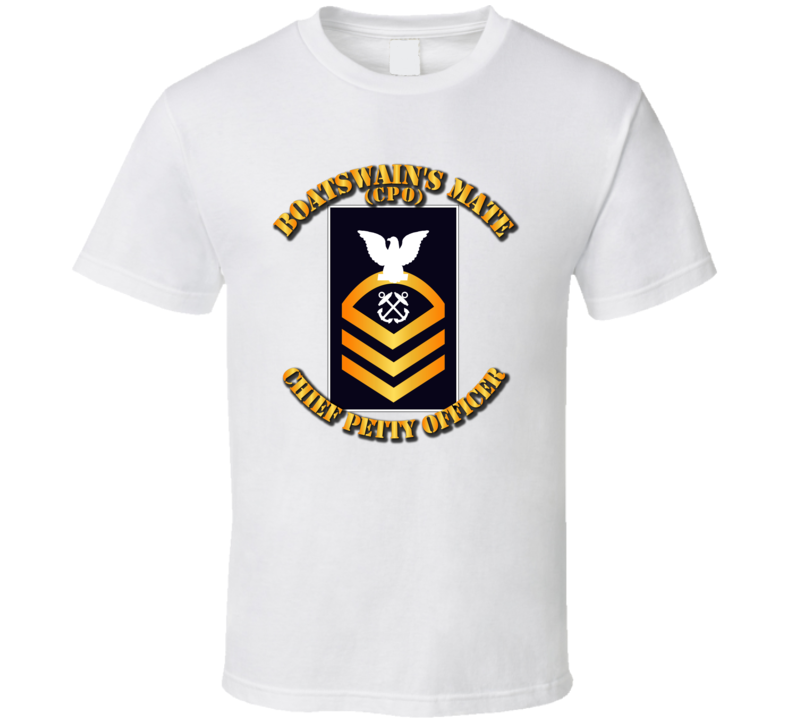 Navy - Cpo - Blue - Gold W Txt T-shirt