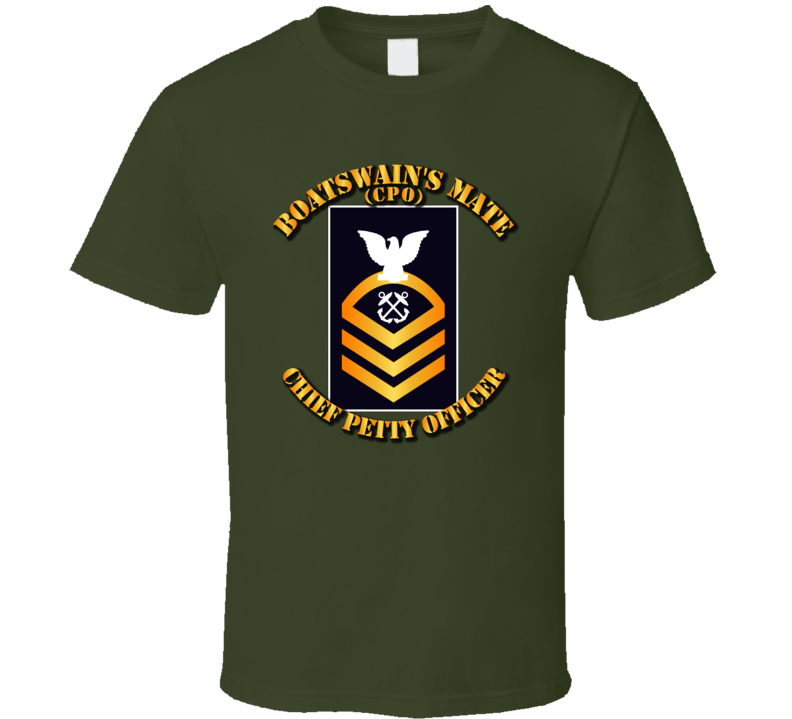 Navy - Cpo - Blue - Gold W Txt T-shirt