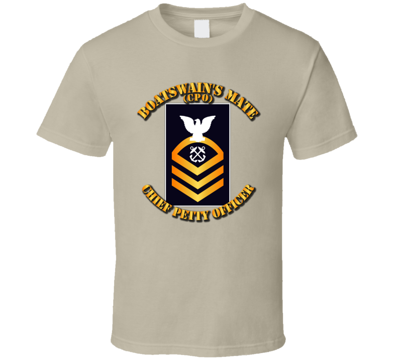 Navy - Cpo - Blue - Gold W Txt T-shirt