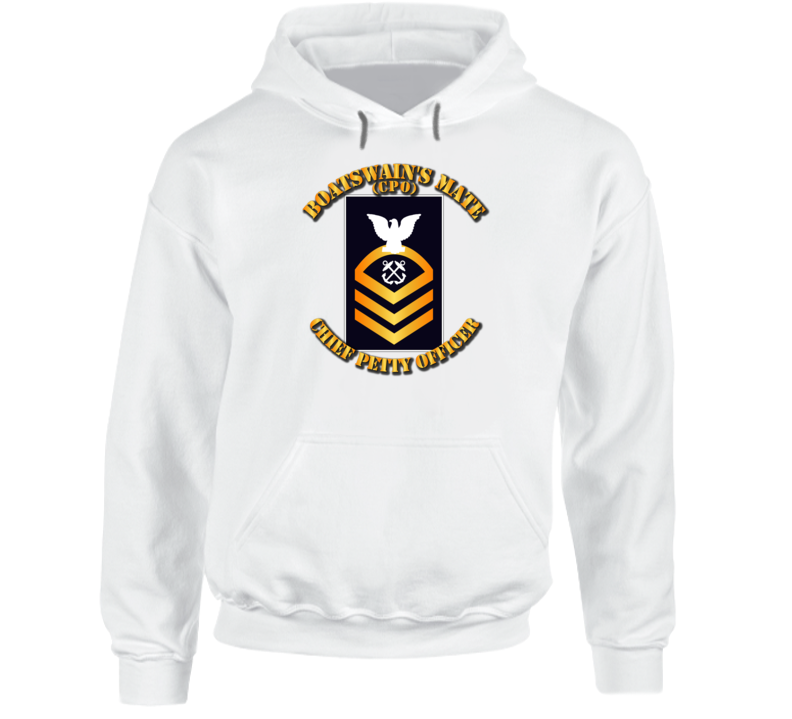 Navy - Cpo - Blue - Gold W Txt Hoodie