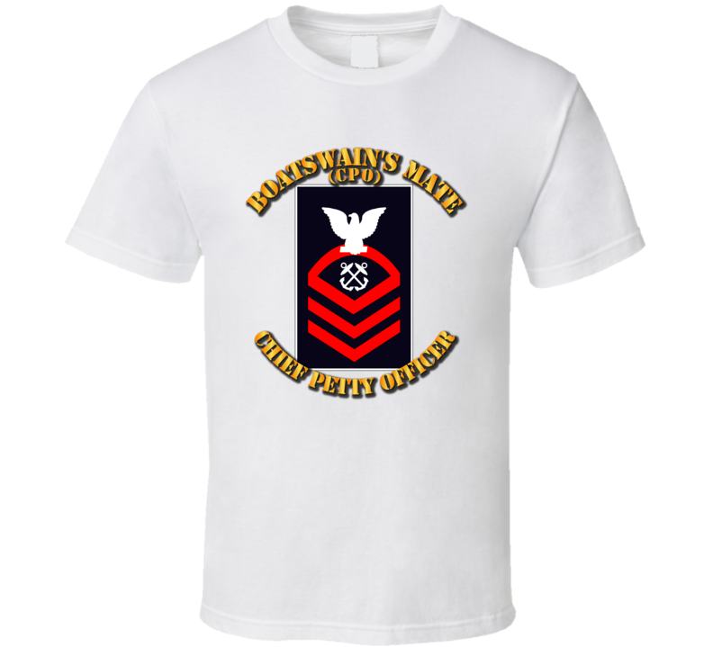 Navy - Cpo - Blue - Red W Txt T-shirt