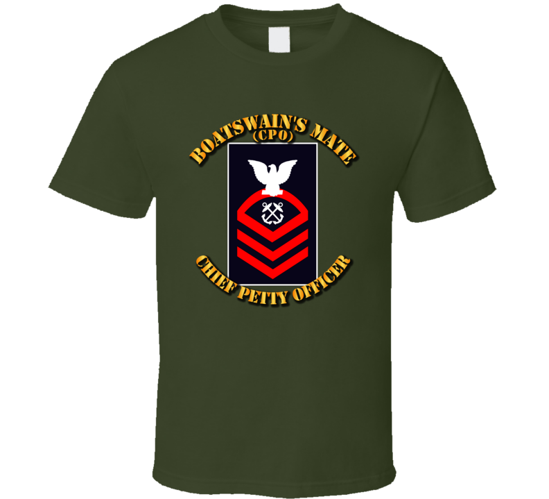Navy - Cpo - Blue - Red W Txt T-shirt