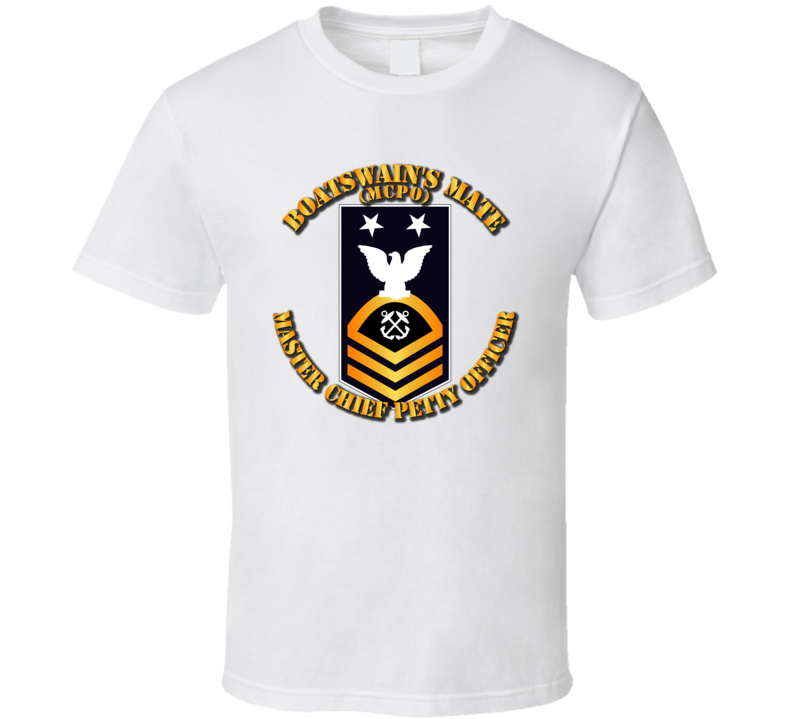 Navy - Mcpo - Blue - Gold W Txt T-shirt