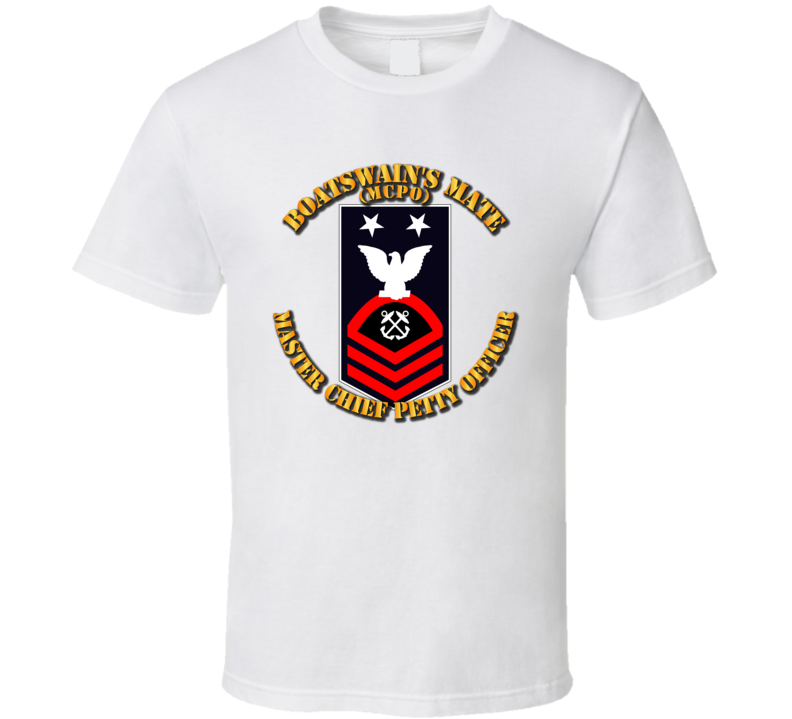 Navy - Mcpo - Blue - Red W Txt T-shirt
