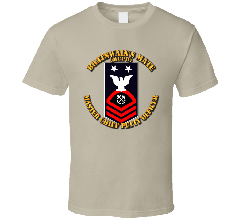 Navy - Mcpo - Blue - Red W Txt T-shirt