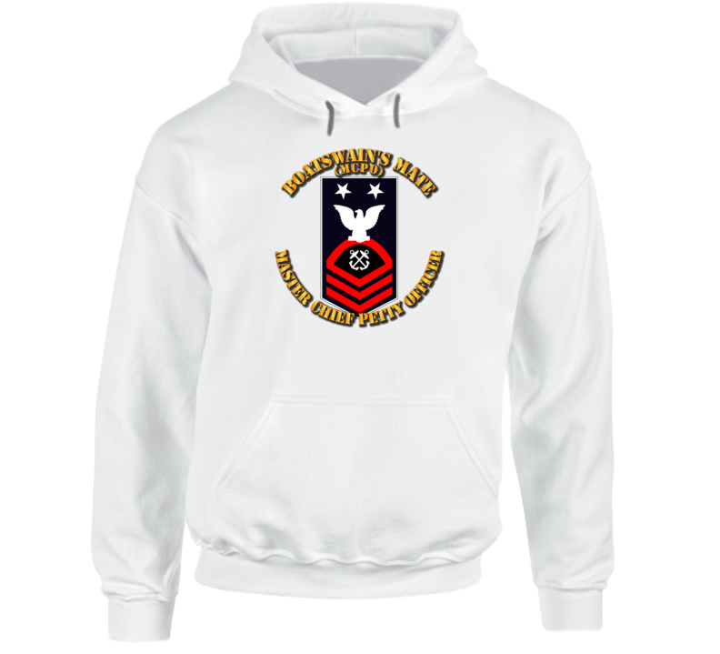 Navy - Mcpo - Blue - Red W Txt Hoodie