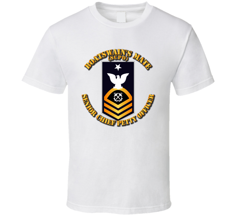 Navy - Scpo - Blue - Gold W Txt T-shirt