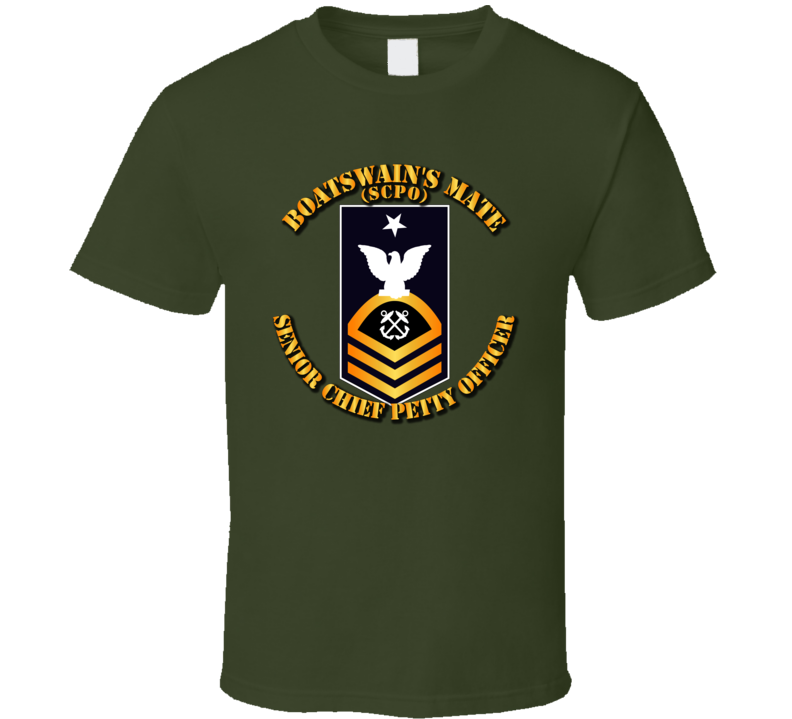 Navy - Scpo - Blue - Gold W Txt T-shirt