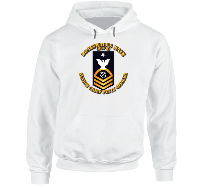 Navy - Scpo - Blue - Gold W Txt Hoodie