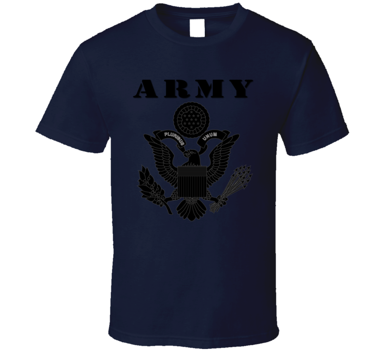 Army - Army Eagle Blk W Txt T-shirt