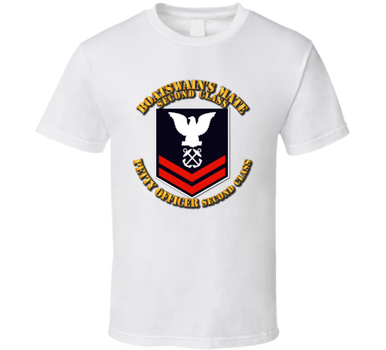 Navy - Bm2 - Blue With Txt T Shirt