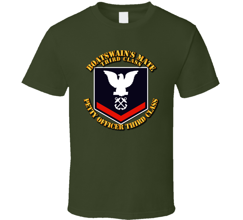Navy - Bm3 - Blue With Txt T Shirt