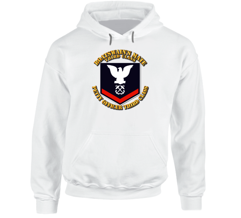 Navy - Bm3 - Blue With Txt Hoodie