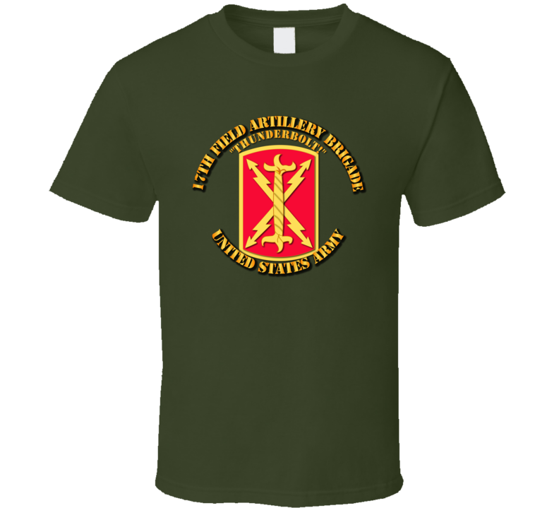 Army - 17th Fa Bde - Thunderbolt T-shirt