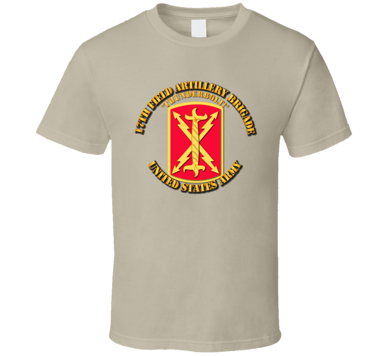 Army - 17th Fa Bde - Thunderbolt T-shirt