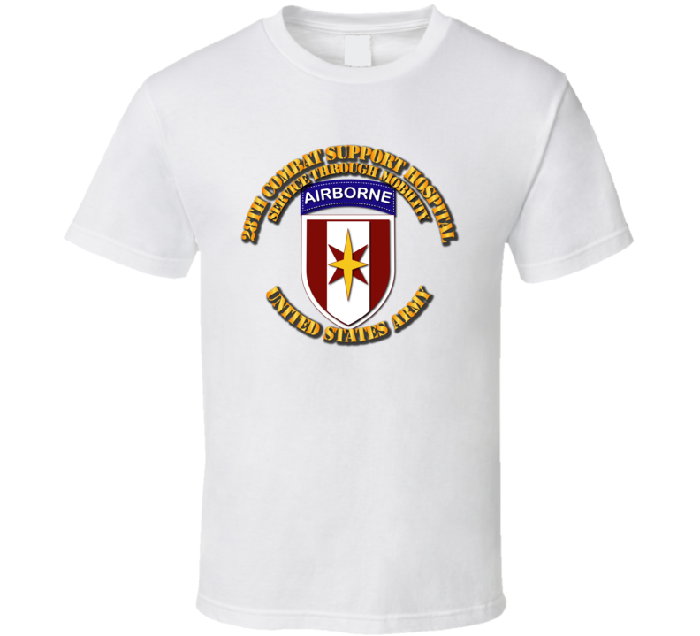 Army - 28th Cbt Sup Hospital - Service Mobility T Shirt