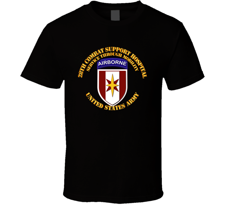Army - 28th Cbt Sup Hospital - Service Mobility T Shirt