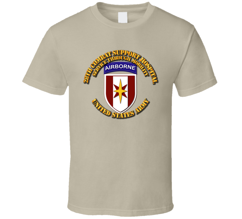 Army - 28th Cbt Sup Hospital - Service Mobility T Shirt