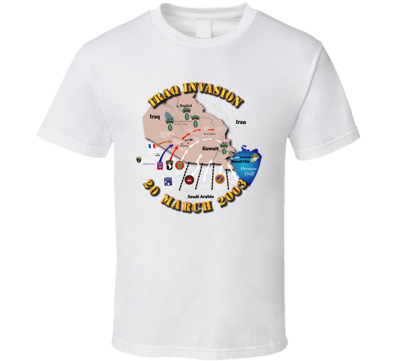Army - Iraq Invasion -2 T Shirt