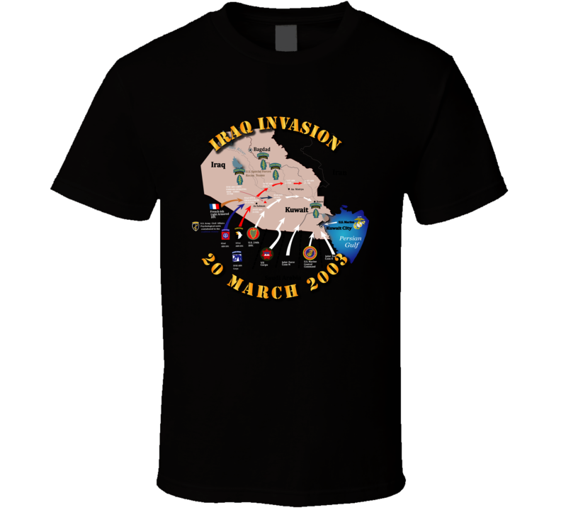 Army - Iraq Invasion -2 T Shirt