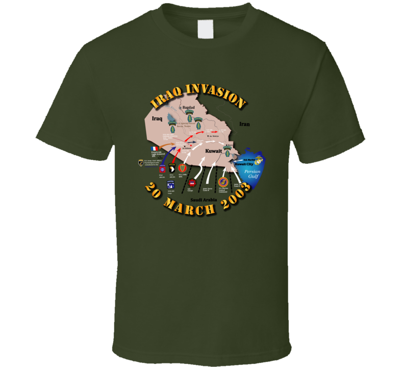 Army - Iraq Invasion -2 T Shirt