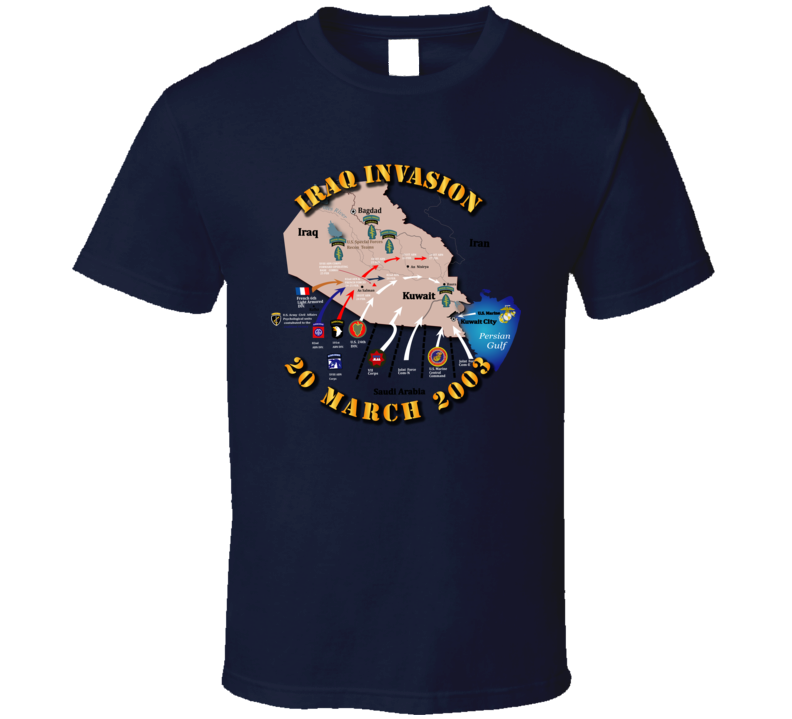 Army - Iraq Invasion -2 T Shirt