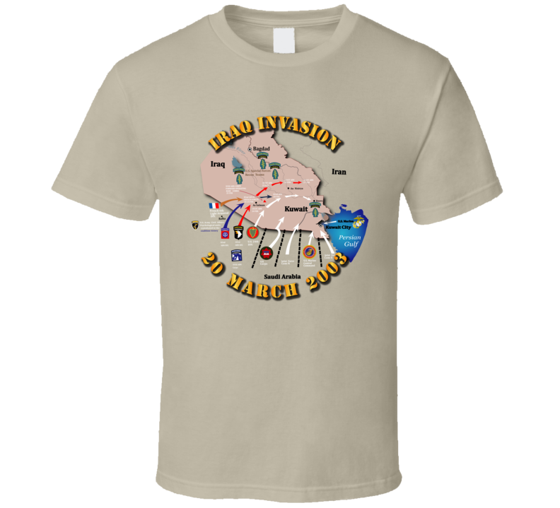 Army - Iraq Invasion -2 T Shirt