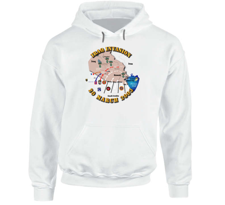Army - Iraq Invasion -2 Hoodie
