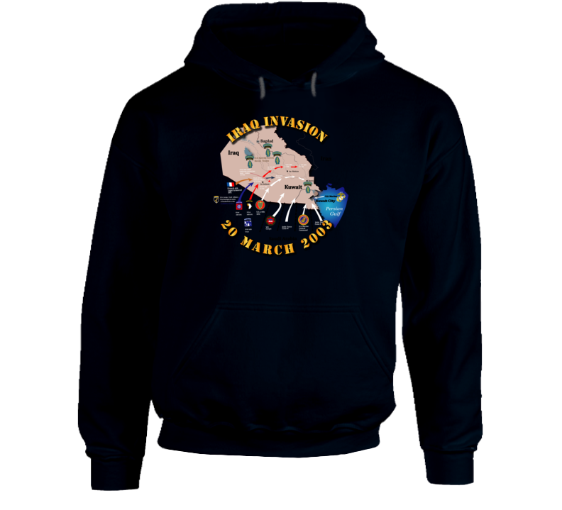 Army - Iraq Invasion -2 Hoodie