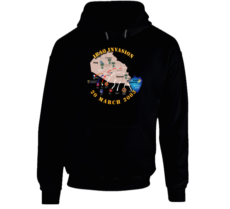 Army - Iraq Invasion -2 Hoodie