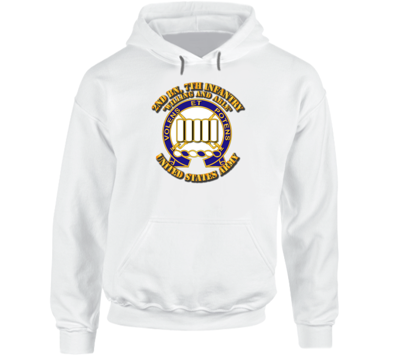 Army - 2nd Bn, 7th Infantry - Willing And Able Hoodie