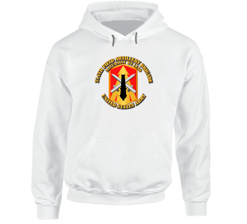 Army - 214th Fa Bde - Naturally We Lead Hoodie