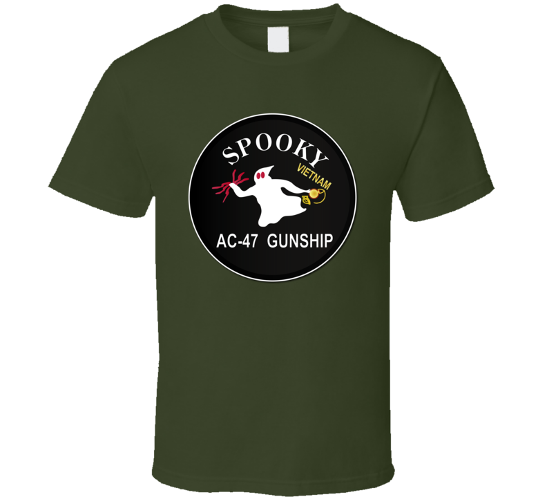 Army - Spooky Ac - 47 - Vietnam War Wo Txt T-shirt