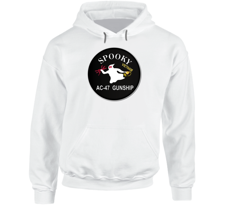Army - Spooky Ac - 47 - Vietnam War Wo Txt Hoodie