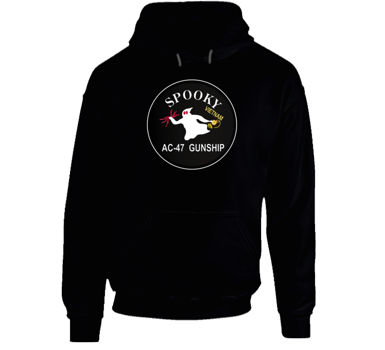 Army - Spooky Ac - 47 - Vietnam War Wo Txt Hoodie