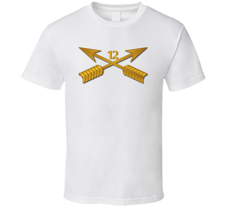 Sof - 12th Sfg Branch Wo Txt T-shirt Sof - 12th Sfg Branch Wo Txt T-shirt