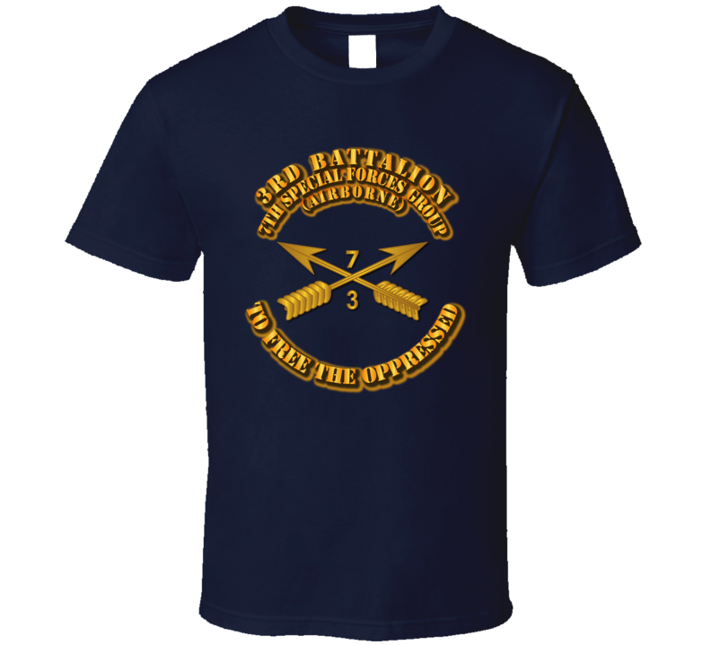 Sof - 3rd Bn 7th Sfg Branch T-shirt