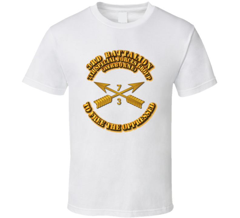 Sof - 3rd Bn 7th Sfg Branch T-shirt