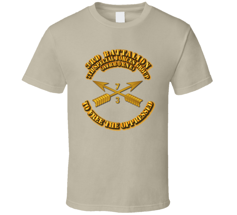 Sof - 3rd Bn 7th Sfg Branch T-shirt