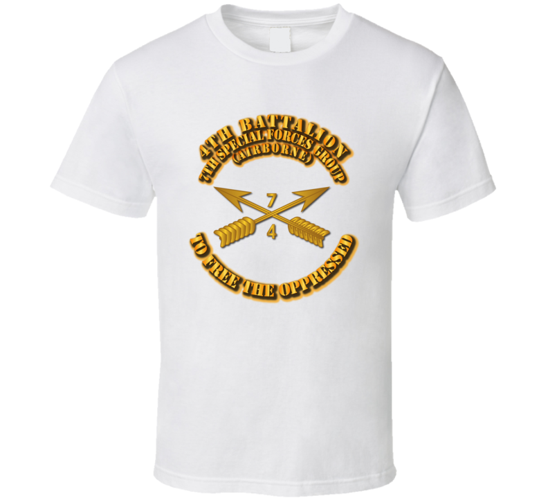 Sof - 4th Bn 7th Sfg Branch T-shirt