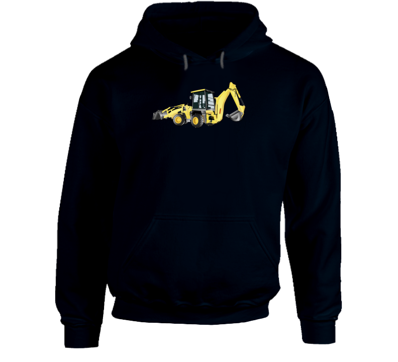 Heavy Eq - Heavy Equipment Operator - Front End - Back-hoe Wo Txt Hoodie